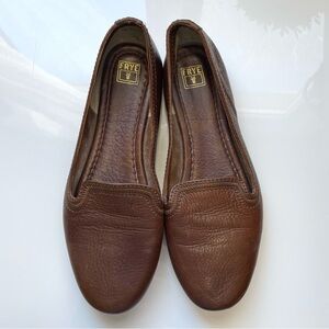 Frye Women's Brown Leather Ballet Flats